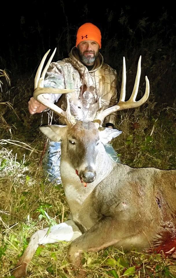 Mature whitetail bucks taken on Epicenter Outdoors land improvement projects with Chuck Main