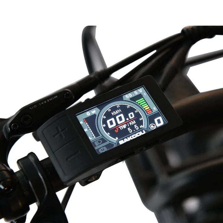 Bakcou Grizzly Electric Scooter - Bafang Full-Color LCD Display with Ride Statistics