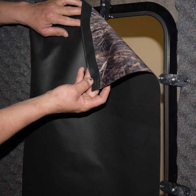 WP Pro kit Curtain Kit for hunting blinds featuring durable, weather-resistant fabric for enhanced privacy and light control.