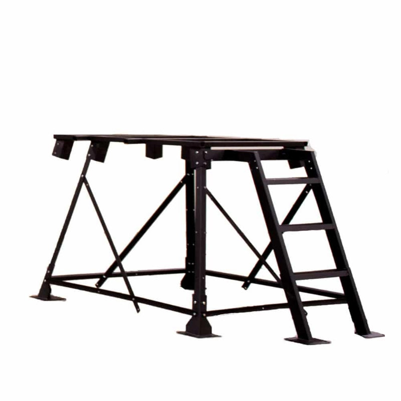 steel tower system for banks hunting blinds