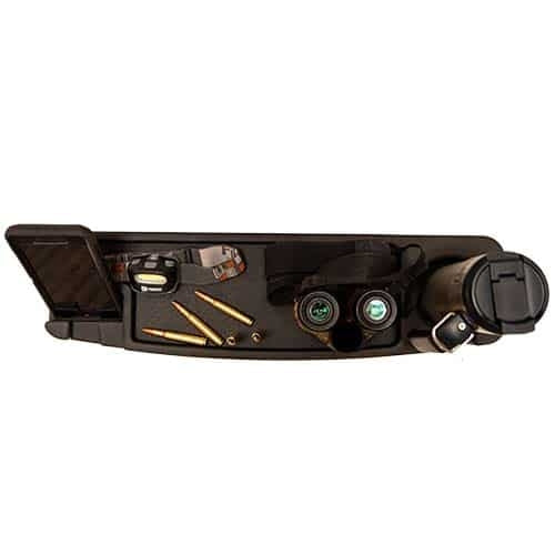 The Storage Shelf is a blind storage compartment that easily attaches to the wall of any Banks Stump Blind. Store all of your hunting gear and personal belongings in one convenient location. In an effort to reduce unwanted noise and movement, all shelves are lined with a rubber padding.
