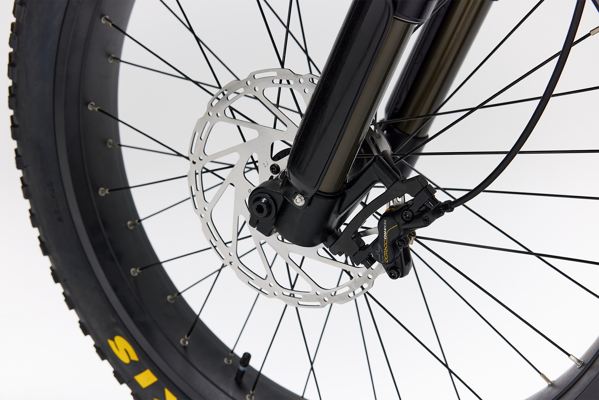 Bakcou Mule SD E-Bike – Close-Up of Rear Cassette and Chain Assembly, Matte Gun Metal Gray Frame