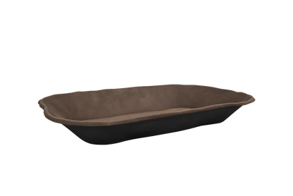 Deer Ponds DP-80 – Front View of 80 Gallon Fiberglass Wildlife Pond with Natural Dirt Finish