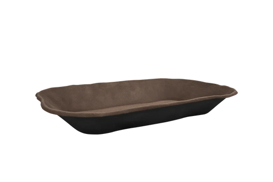 Deer Ponds DP-80 – Front View of 80 Gallon Fiberglass Wildlife Pond with Natural Dirt Finish