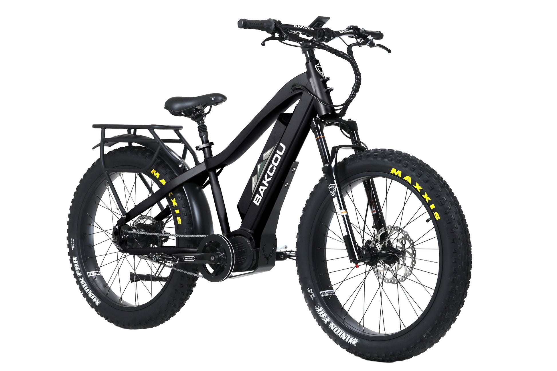 Bakcou Mule Jäger E-Bike – Angled View, Matte Black