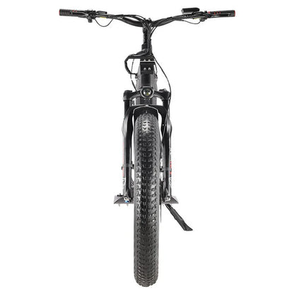 Bakcou Grizzly Electric Hunting Scooter - Front View, Wide Handlebars and 400-Lumen Headlight