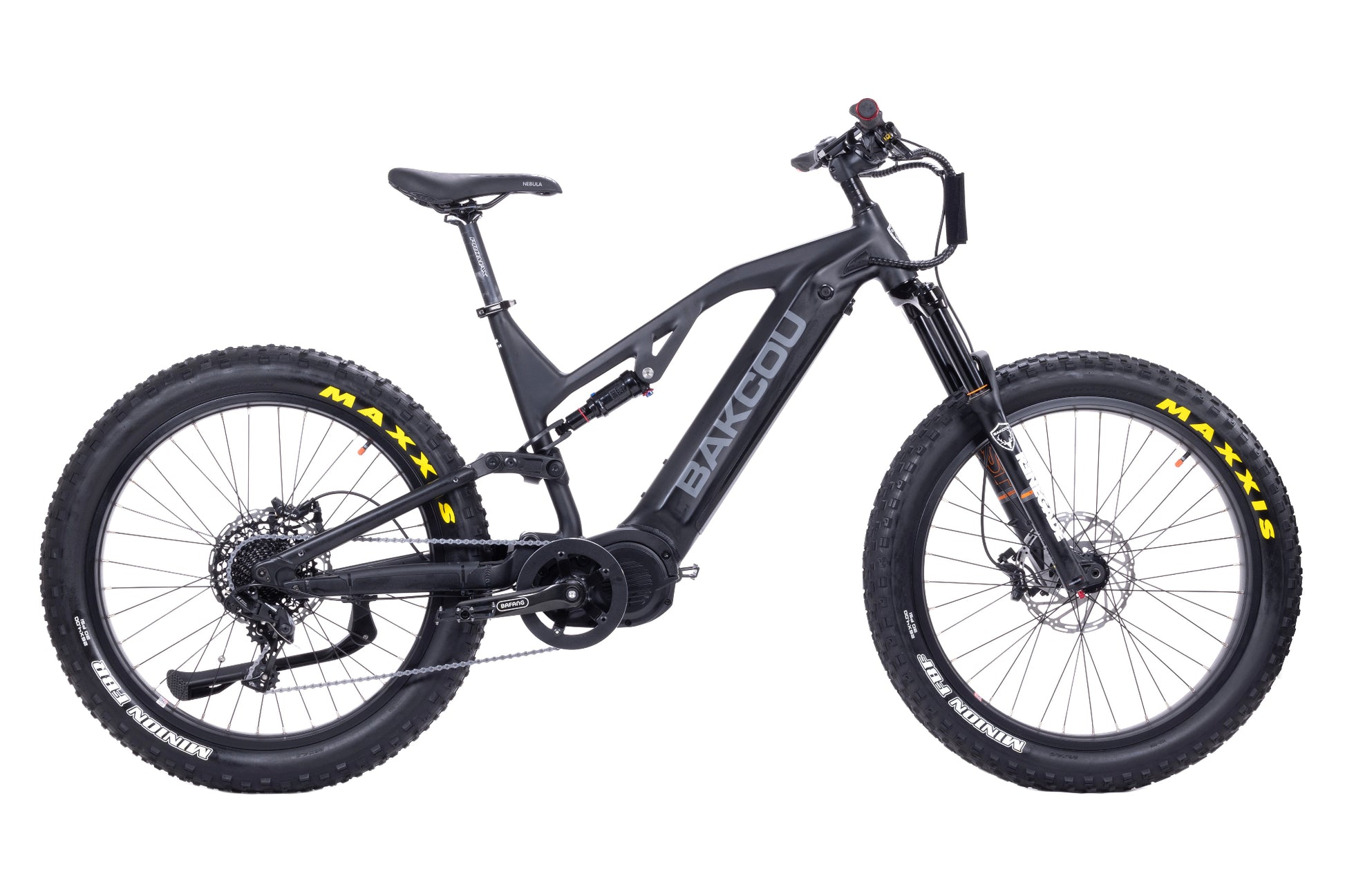 Bakcou Scout E-Bike – Side View, Matte Black