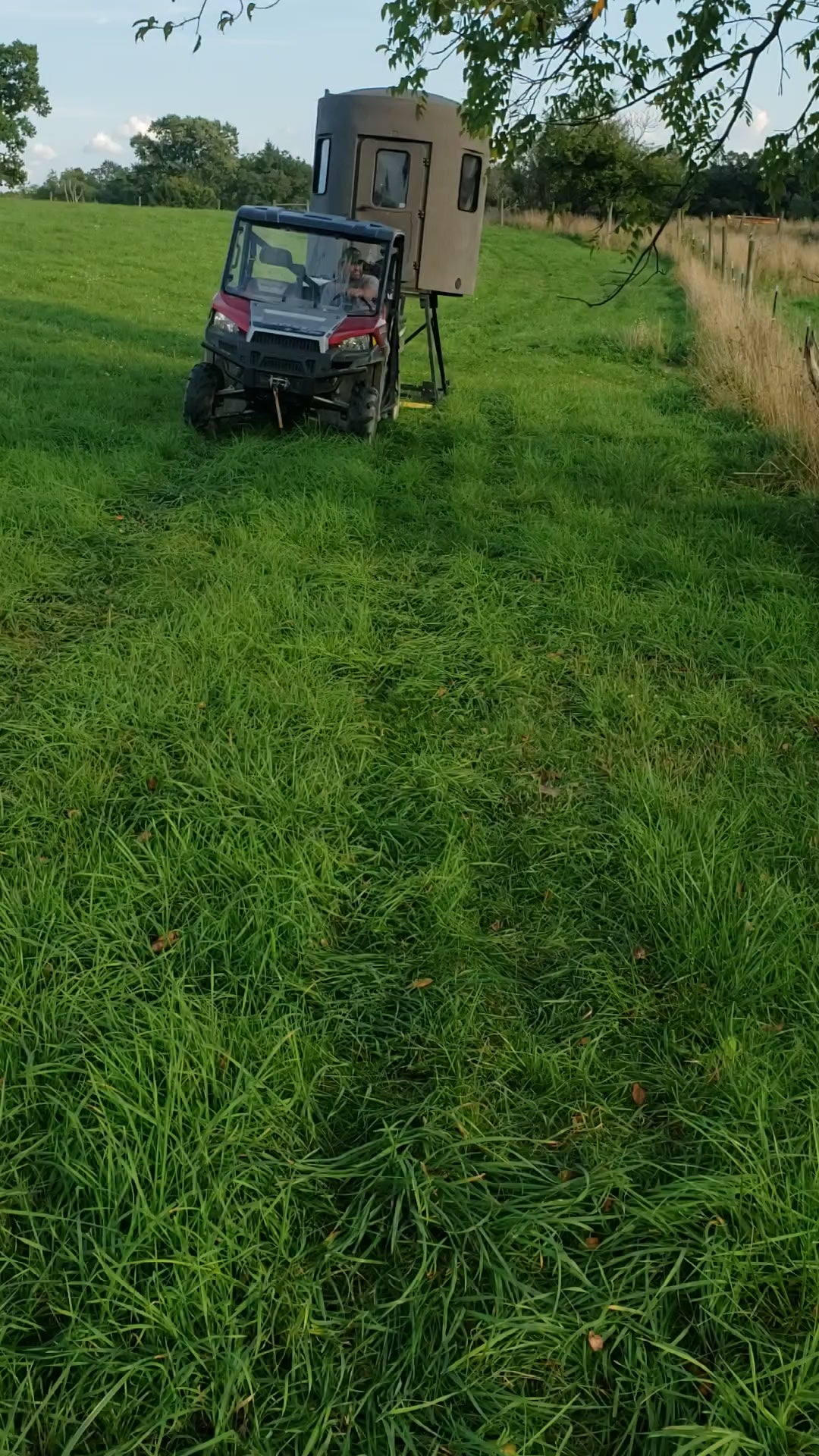 Moving a banks blind with the skid kit accessory
