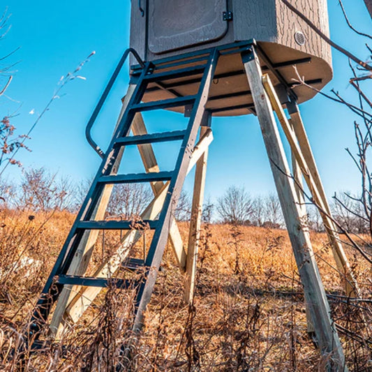 Steel Hunting Blind Ladder
