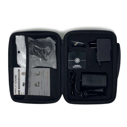 Protective carrying case for the Bakcou 2200 Lumen GoPro Mount Headlight, designed for safe storage and transport